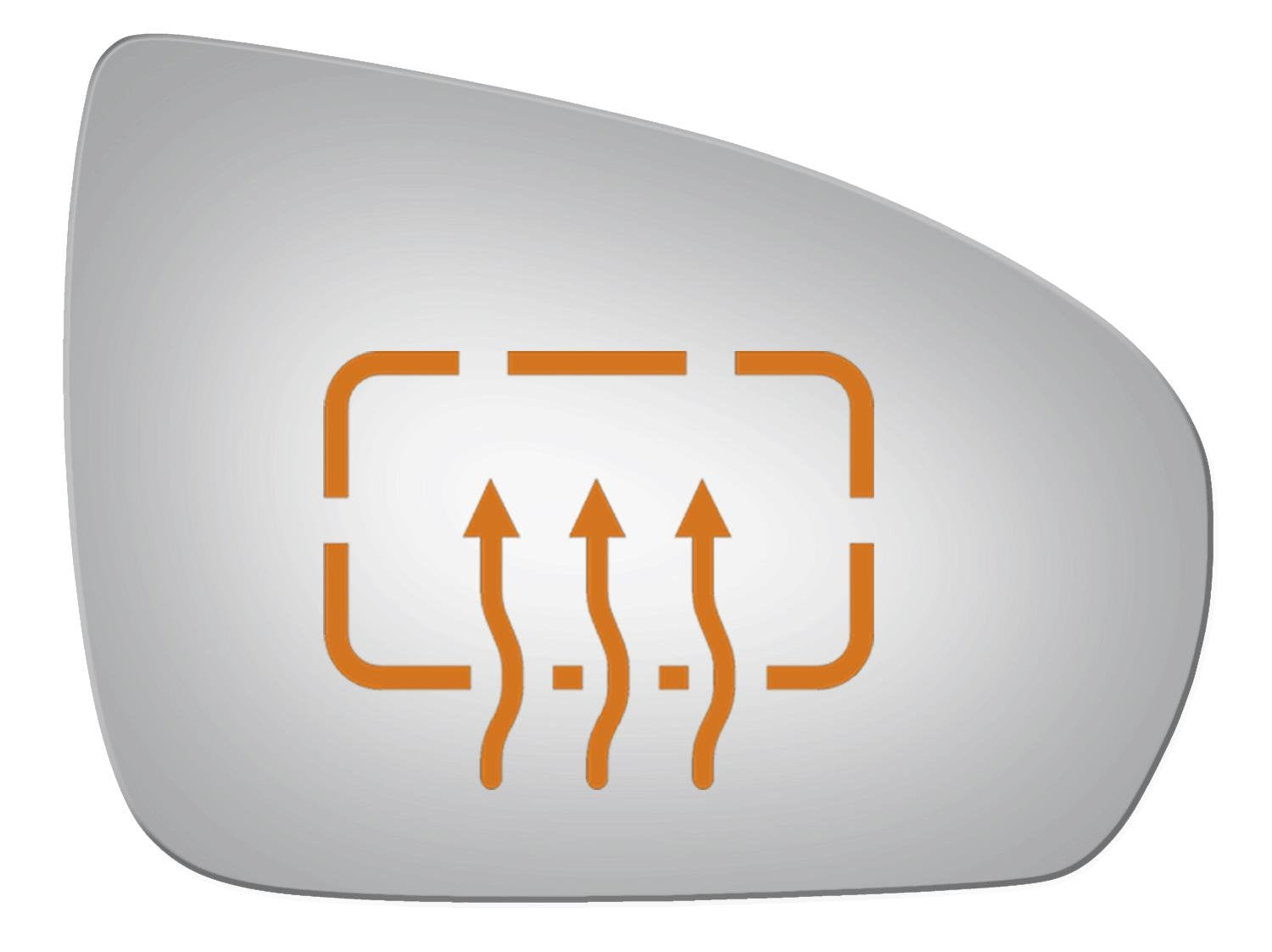 Burco 5358H Convex Passenger Side Power Replacement Mirror Glass Heated for 2009-2011 MERCEDES-BENZ CLS550, CLS63 AMG, E350, E550, E63 AMG, SL550, SL600, SL63 AMG, SL65 AMG, SLK300, SLK350, SLK55 AMG