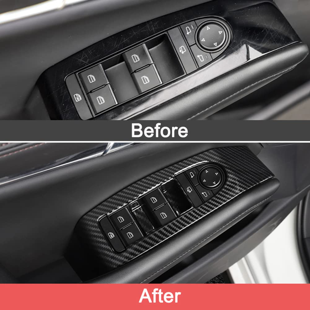 Aokio Compatible With 2020 2021 2022 2023 2024 2025 Mazda 3 Accessories Door Window Switch Panel Cover Door Lock Control Button Trim For Mazda Cx30 Accessories