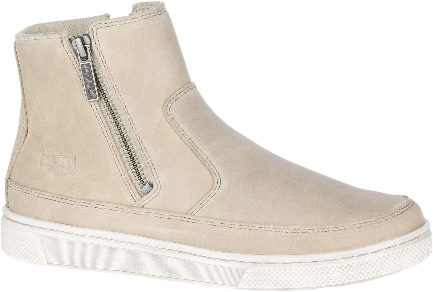 HARLEY-DAVIDSON FOOTWEAR Women's Silvana Motorcycle Boot, TAN, 10