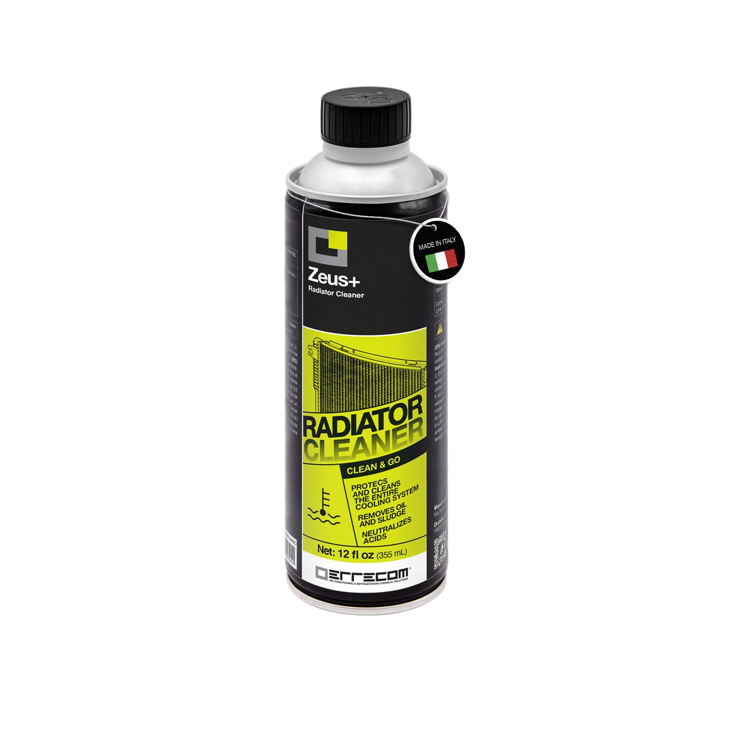 ERRECOM Zeus+, Cleaner for Radiators and Cooling Systems, 12 fl oz Bottle (350 mL)