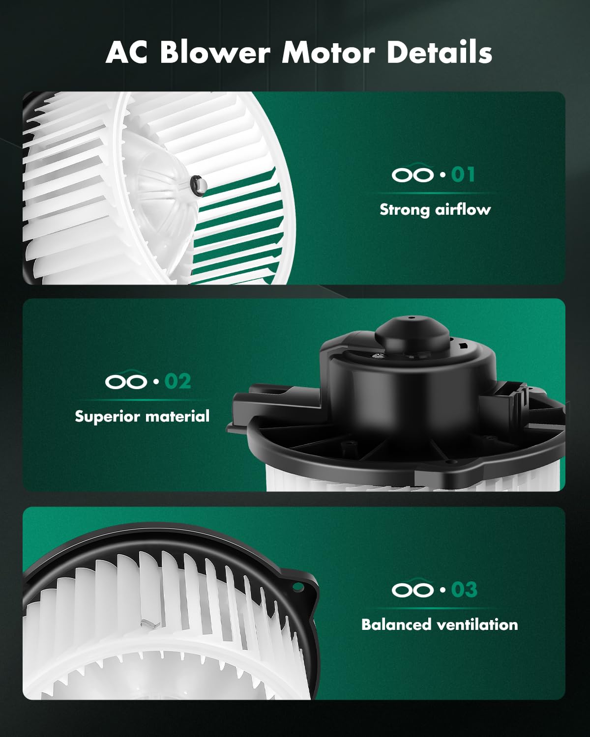 Scitoo 700061 Front Hvac Blower Motor With Fan Cage For Toyota For 4Runner L4 2.7L 1996 1997 1998 1999 2000,For Toyota For 4Runn