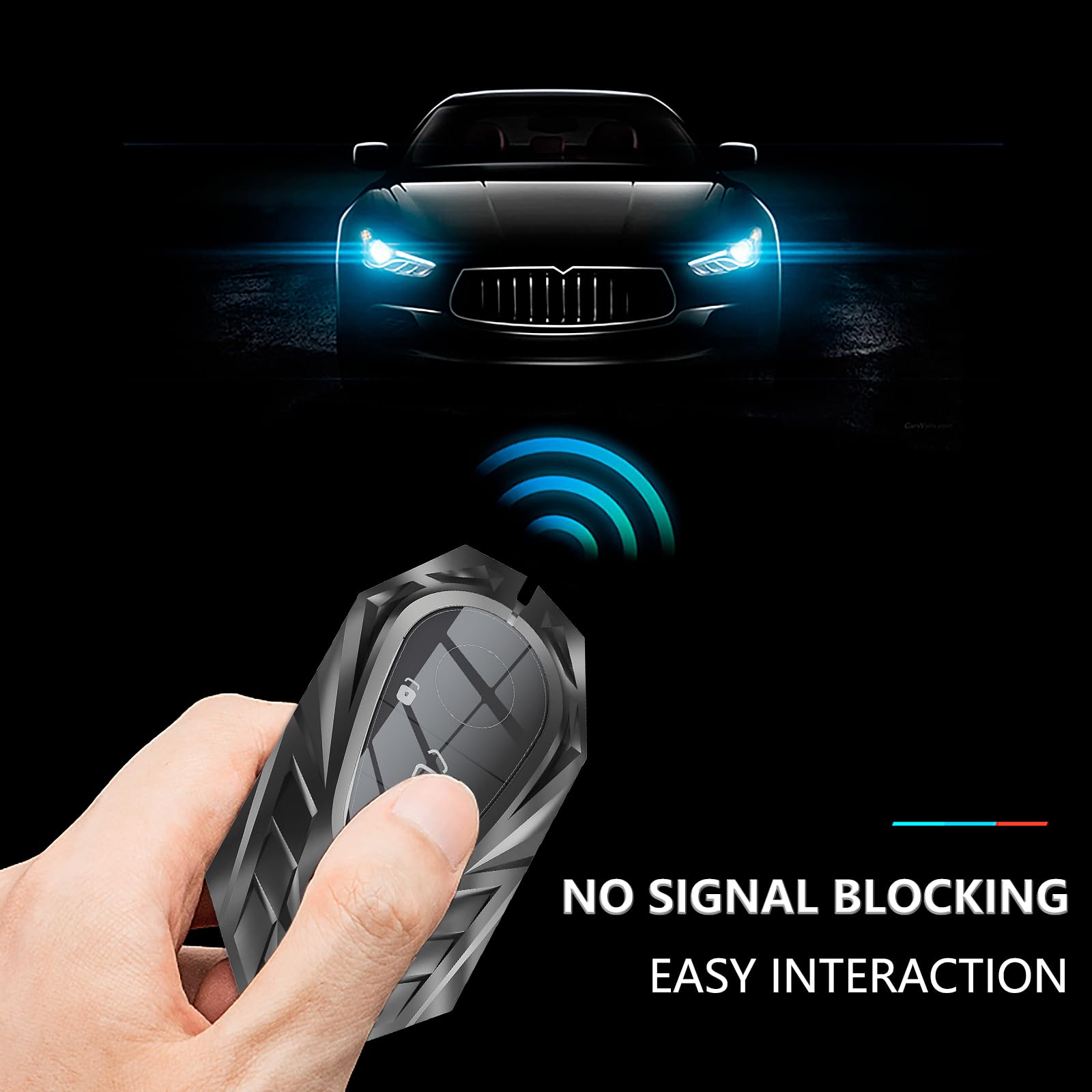 Ocezbiis For Mercedes Benz Key Fob Cover,Keychain,Zinc Alloy Protection Car Key Case For 2020-2023 S-Class C-Class E-Class G-Cla