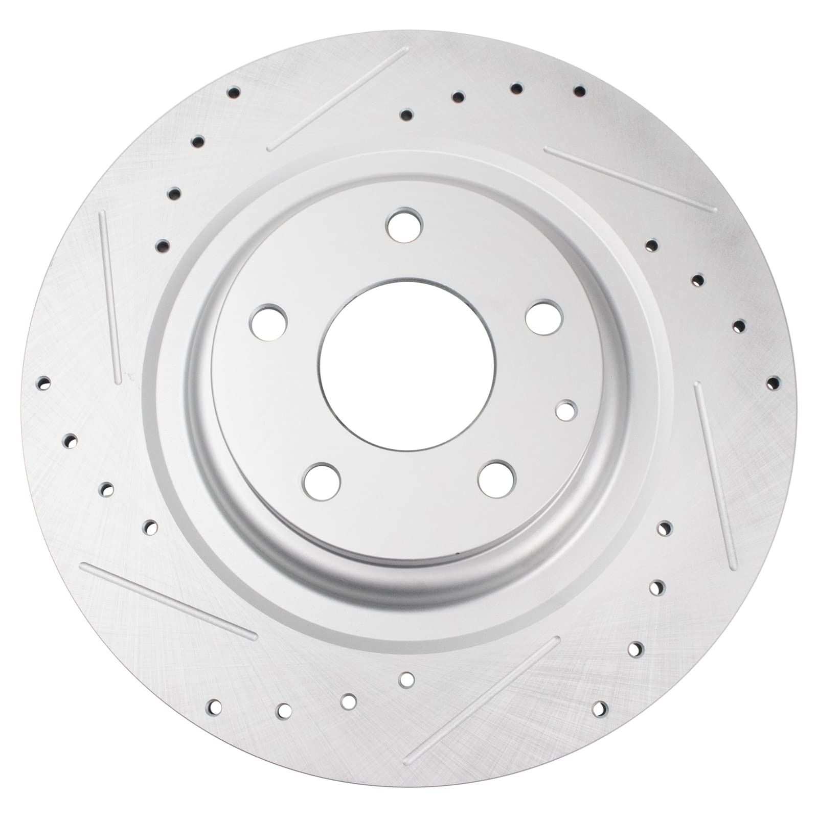 Trq Rear Performance Brake Rotors Set Premium G-Coated Compatible With 2016-2023 Mazda Cx-9