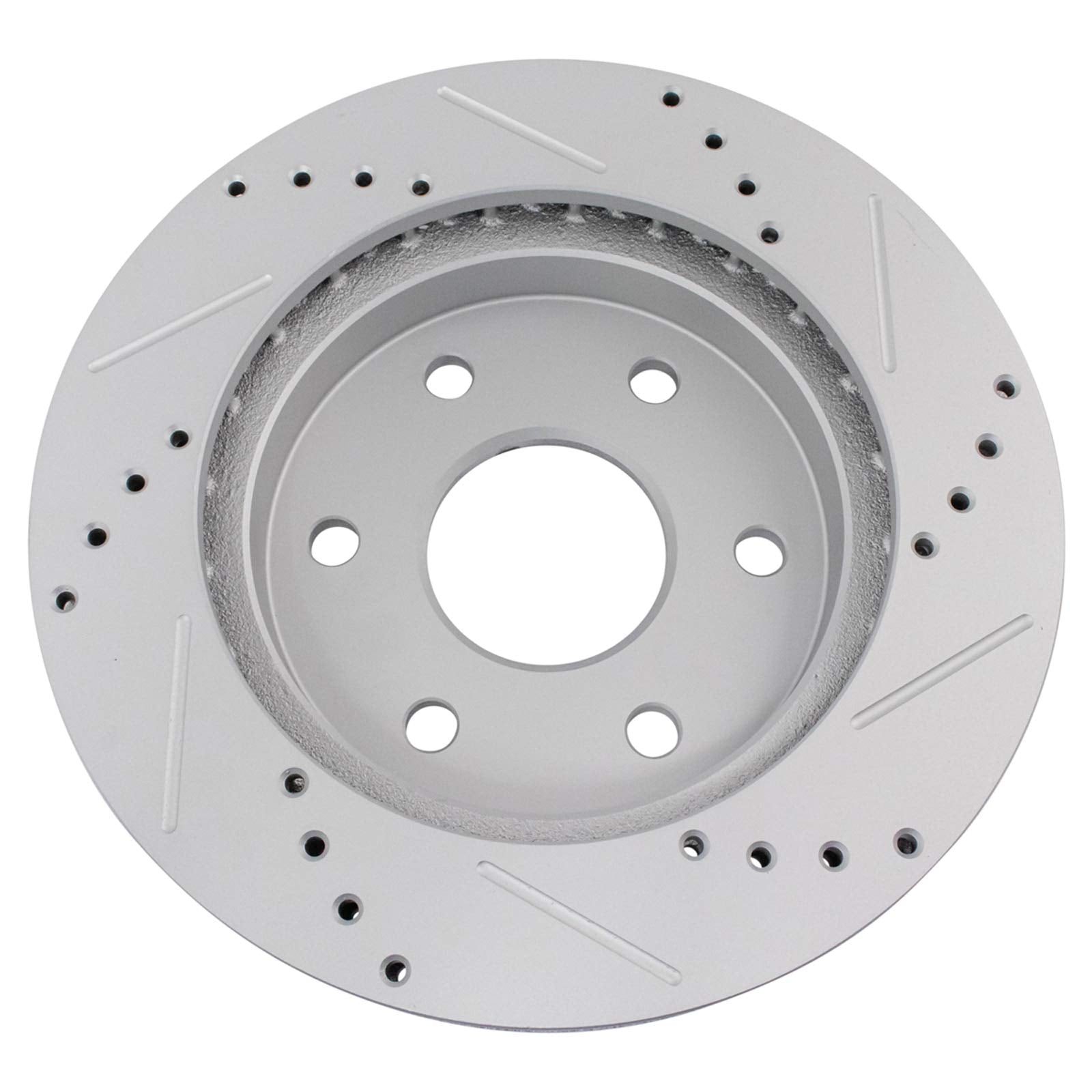 Trq Front Performance Brake Rotor Drilled Slotted Pair For Cadillac Chevy Gmc Truck