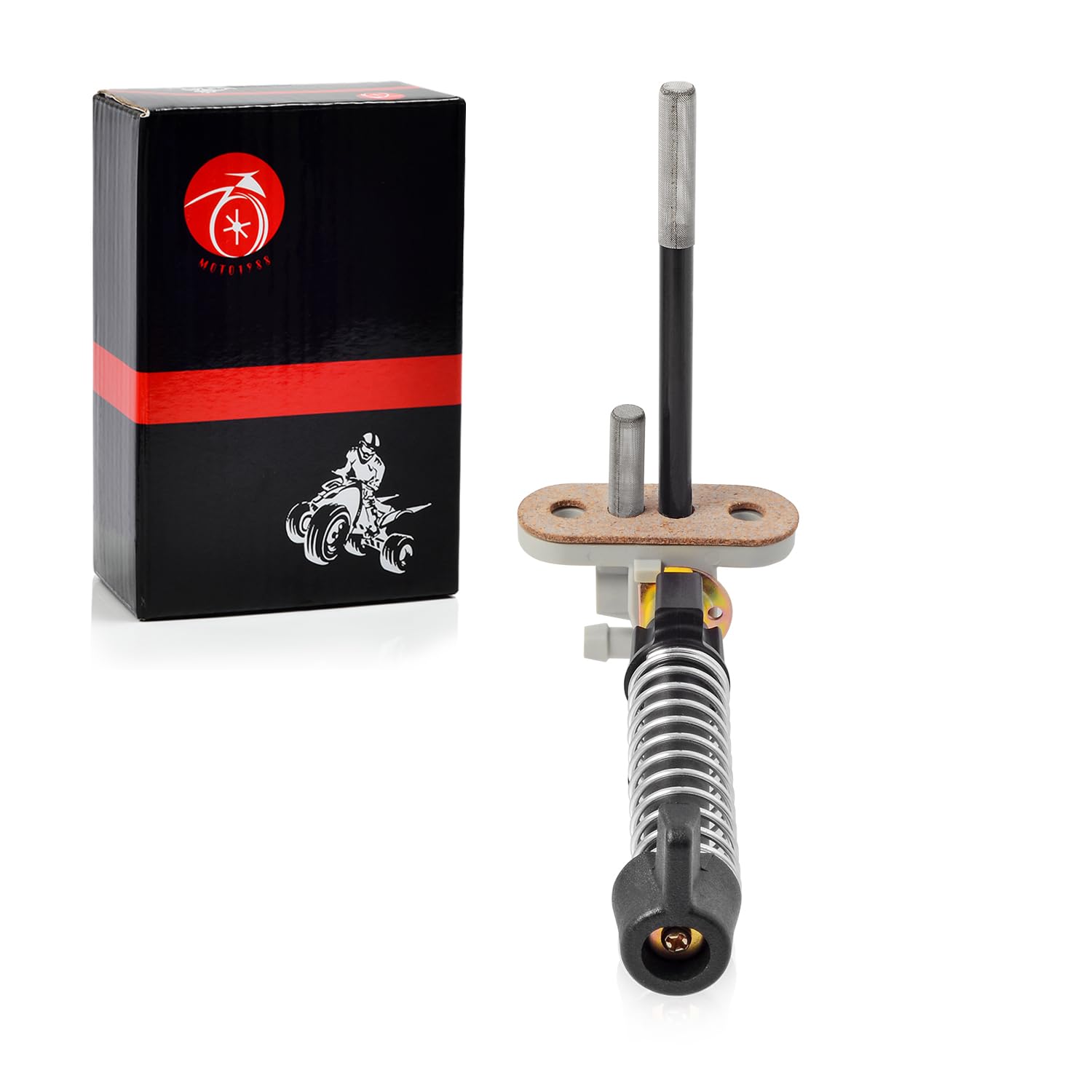 Fuel Valve Petcock and Lever knob SPRING kit For Polaris Magnum 425 1997-1998 Scrambler 500 1998-2001 Big Boss 500 6x6 1998-1999