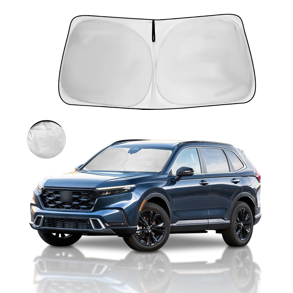 Windshield Sun Shade Front Window Sunshade For 2023 2024 2025 Honda Cr-V Crv Suv, Lx, Ex, Ex-L, Sport Hybrid, Touring Accessorie