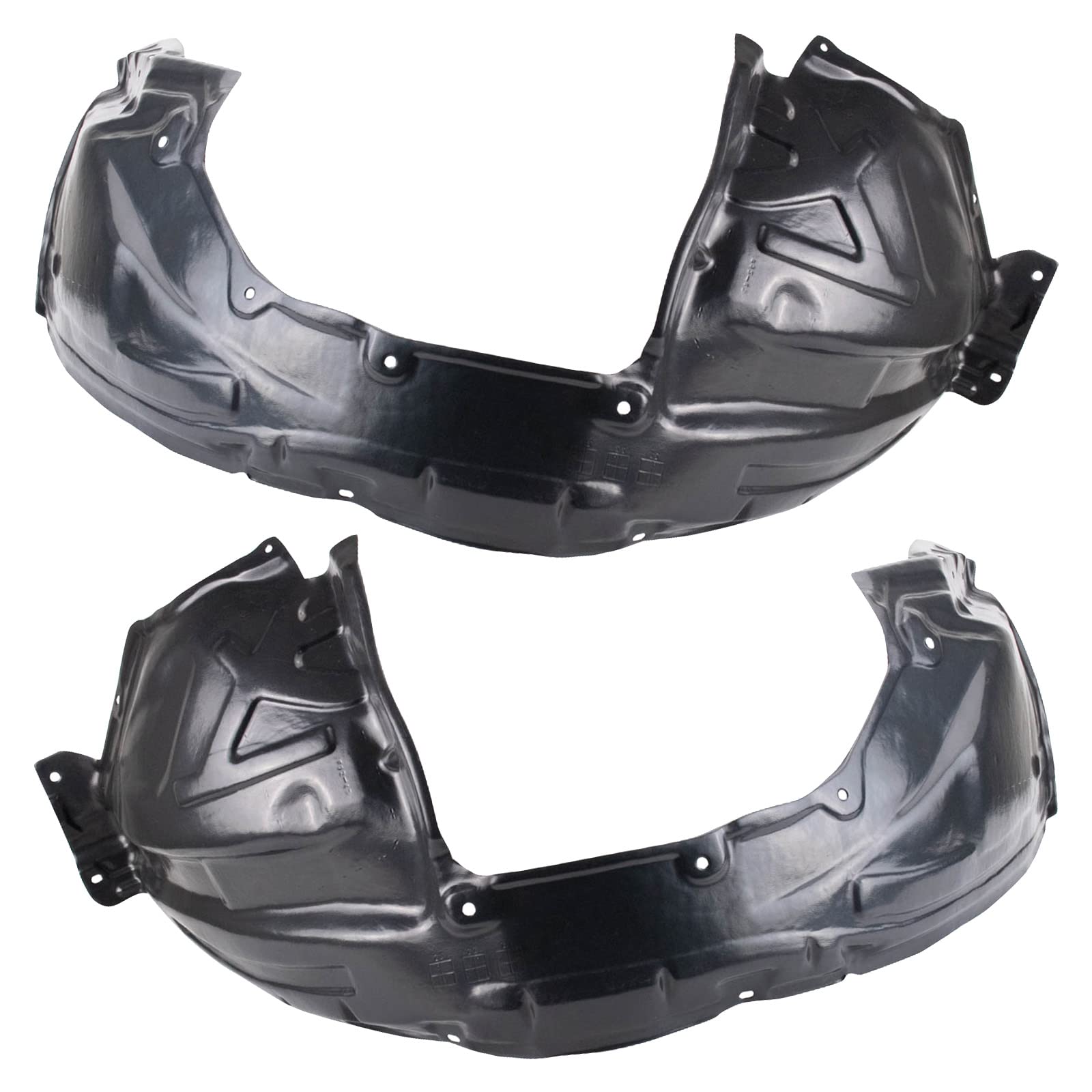 Trq Inner Fender Liner Set Compatible With 2011-2014 Nissan Murano Ni1248126 Ni1249127
