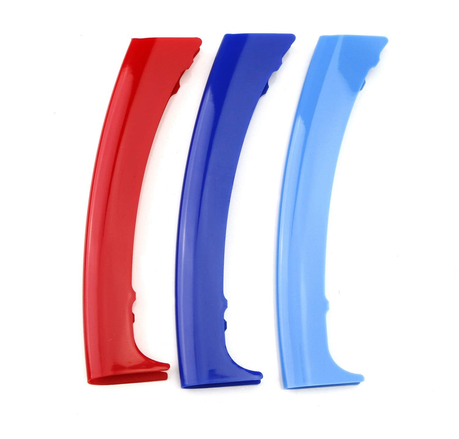 Ijdmtoy Exact Fit///M-Colored Grille Insert Decoration Trims Compatible With 1999-2003 Bmw E53 X5 Pre-Lci W/ 8 Beam Kidney Grill