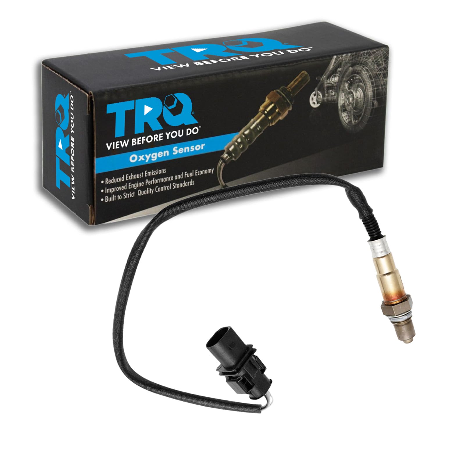 Trq Engine Exhaust O2 02 Oxygen Sensor Direct Fit Compatible With Audi Ford Hyundai Lincoln Vw