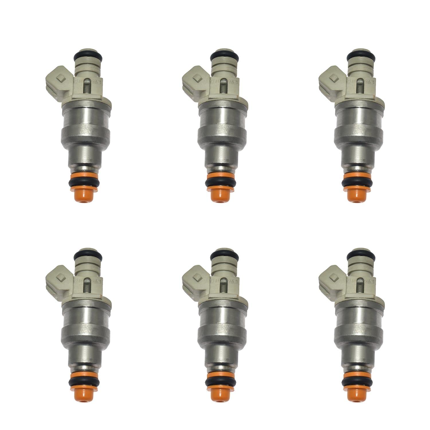 Yuxyiony 6Pcs Fuel Injectors F47E-A2E F47E-A2F For Ford Aerostar Ranger Taurus Windstar Mazda B3000 Mercury Sable 3.0L V6