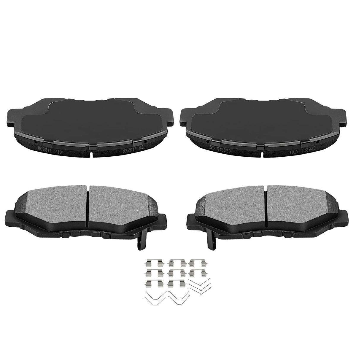 Automuto 4Pcs Front Ceramic Disc Brake Pads Set D914 For Acura Ilx For Honda Accord Civic Cr-V Element Fit Pilot
