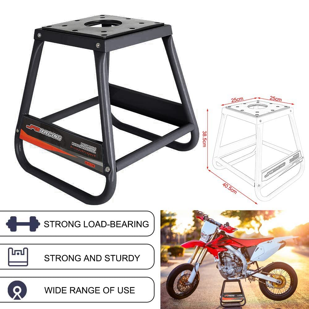 Jfg Racing Dirt Bike Stand,Universal Detachable Powder Coated Anti Slip Off Road Steel Mx Heavy Duty Dirtbike Maintenance Motorc