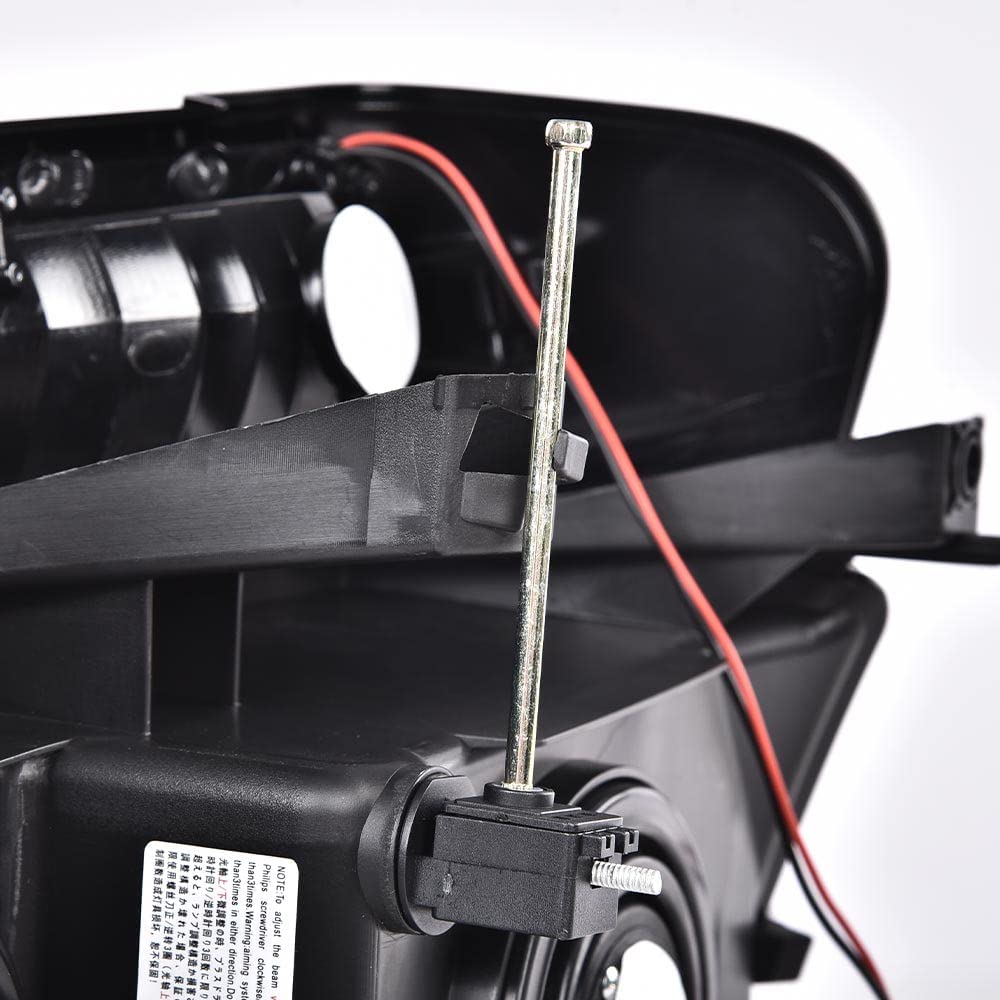 Cheda Led Drl Headlights Compatible With 2004-2012 Gmc Canyon/Chevy Colorado Headlights Assembly Bumper Lights 4Pcs(Clear Lens B