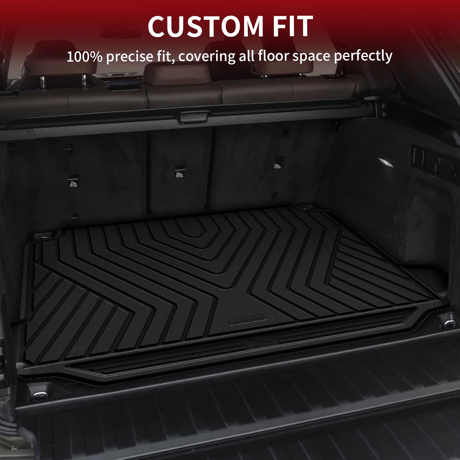 Lasfit Trunk Mat For Bmw X5 2026 2025 2024 2023 2022 2021 2020 2019, All Weather Tpe Cargo Mats Custom Fit Cargo Liner Front & R