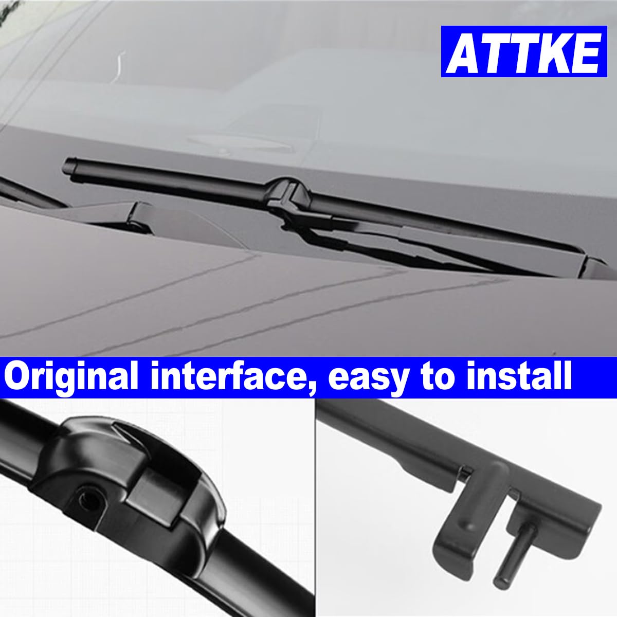 2 Wipers 26'' + 26'' Front Windscreen Wiper Blades For Mercedes W211 E Class 2003-2009 Sl Class Sl500 Sl55 Sl550 Sl600 2003-2012