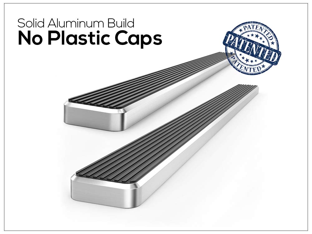 APS Running Boards 5 inches Compatible with Ford F150 2015-2025 Super Cab & F-250 F-350 Super Duty 2017-2025 304 Stainless Steel