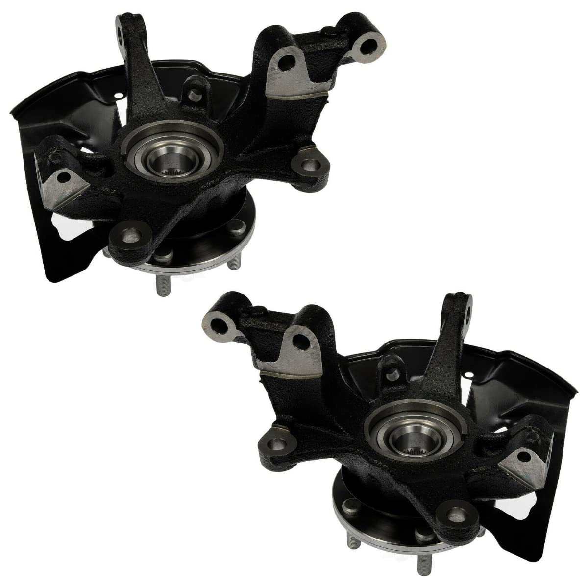 Autoshack Front Steering Knuckles & Wheel Bearing Hub Assembly Pair Of 2 Driver And Passenger Side Replacement For 2007-2011 2012 Mazda Cx-7 2007-2015 Cx-9 2.3L 2.5L 3.5L 3.7L V6 Awd Fwd Kn798416Pr