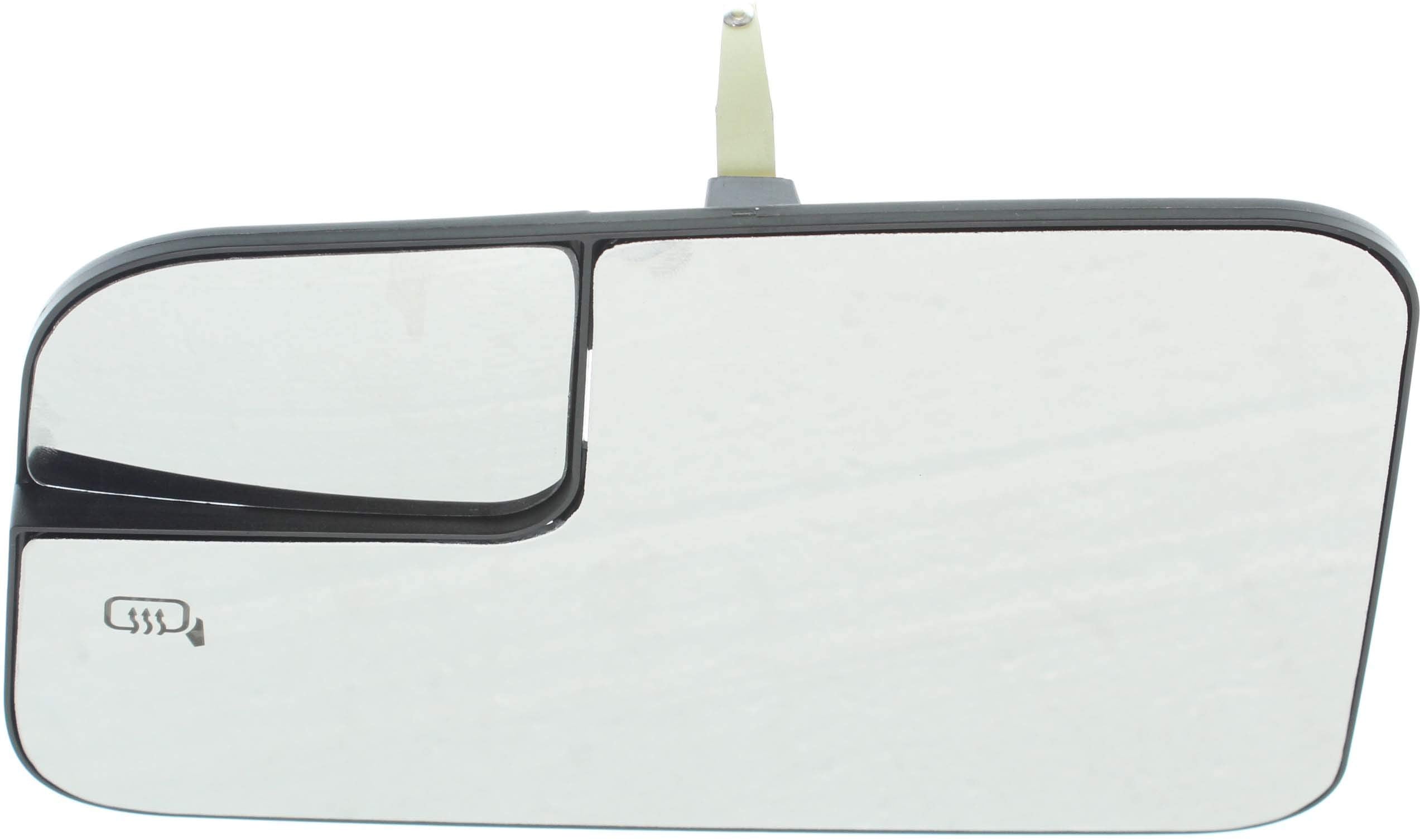 Kool Vue Mirror Glass Compatible With 2009-2011 Ford Edge, Fits 2011 Lincoln MKX Left Side Heated, With Blind Spot Glass, Flat G