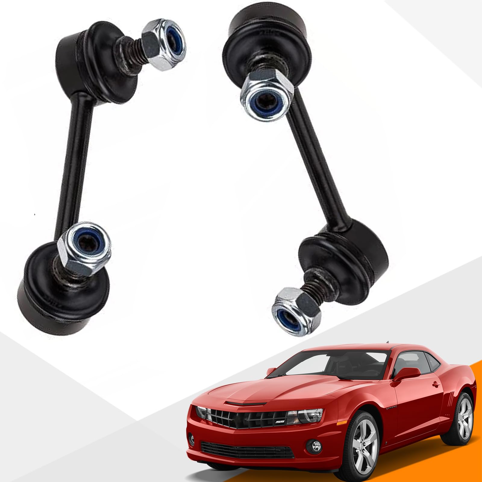 K750184 (Set Of 2) Front Sway Stabilizer Bar End Link Kit Compatible For 07-10 Edge, 07-14 Cx-9, 07-10 Mkx, 08-09 Pontiac G8, 10