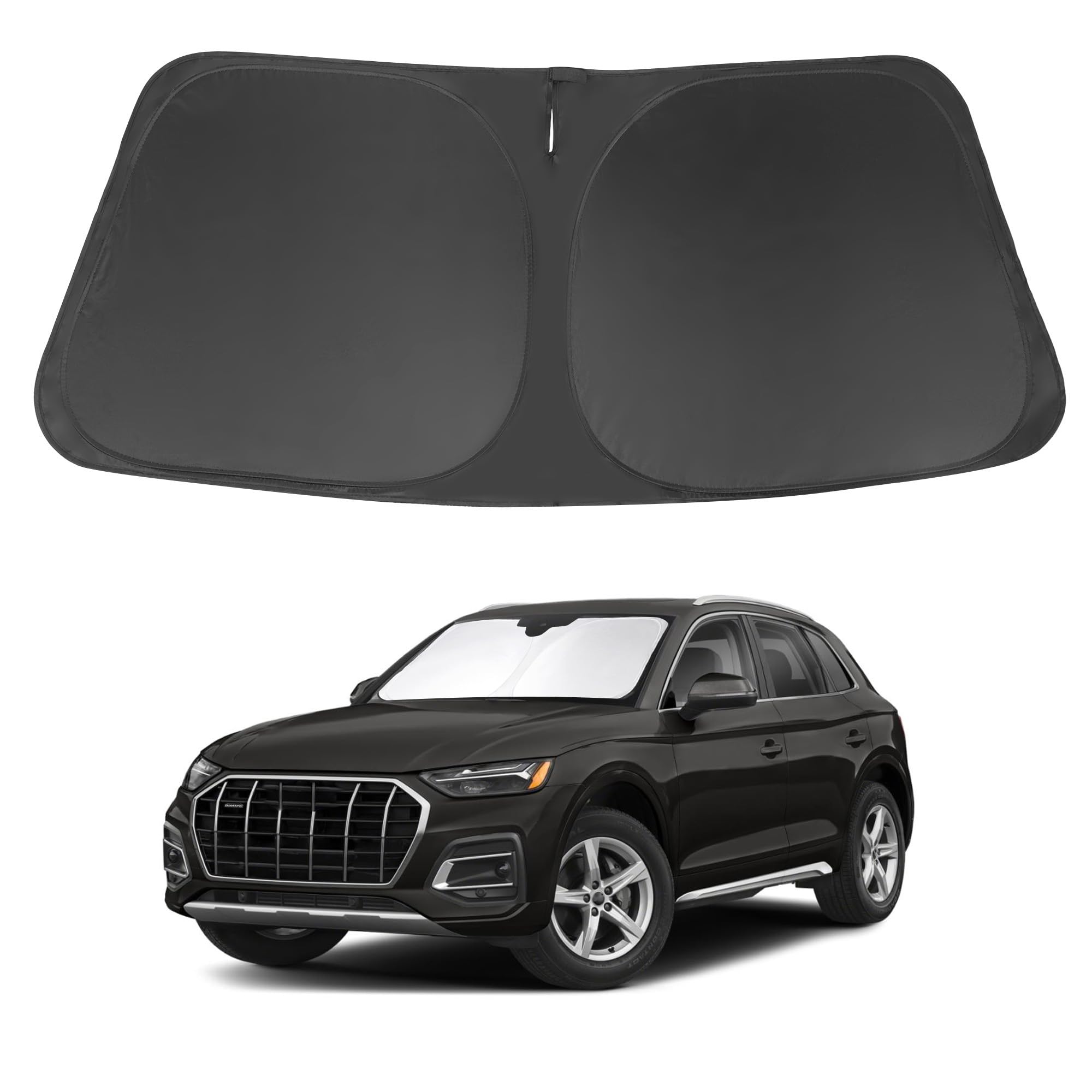 Windshield Sun Shade Fit For 2018 2019 2020 2021 2022 2023 2024 2025 Audi Q5 Accessories Front Window Sunshade Shield Blocker Ke
