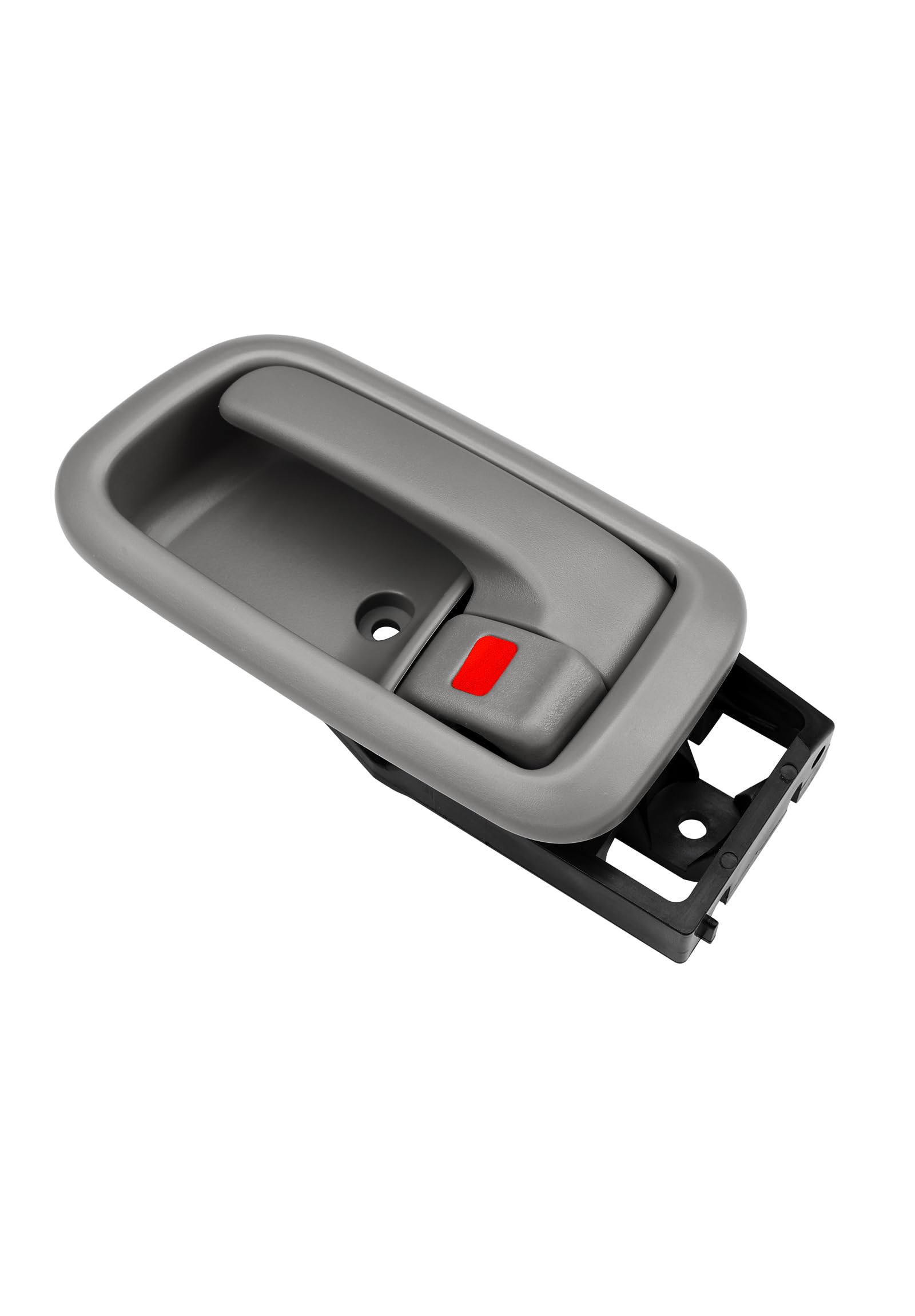 Interior Door Handles W/ Bezel (Pair), Compatible with 2000 2001 2002 2003 2004 2005 2006 Toyota Tundra, Gray, Front Left Driver