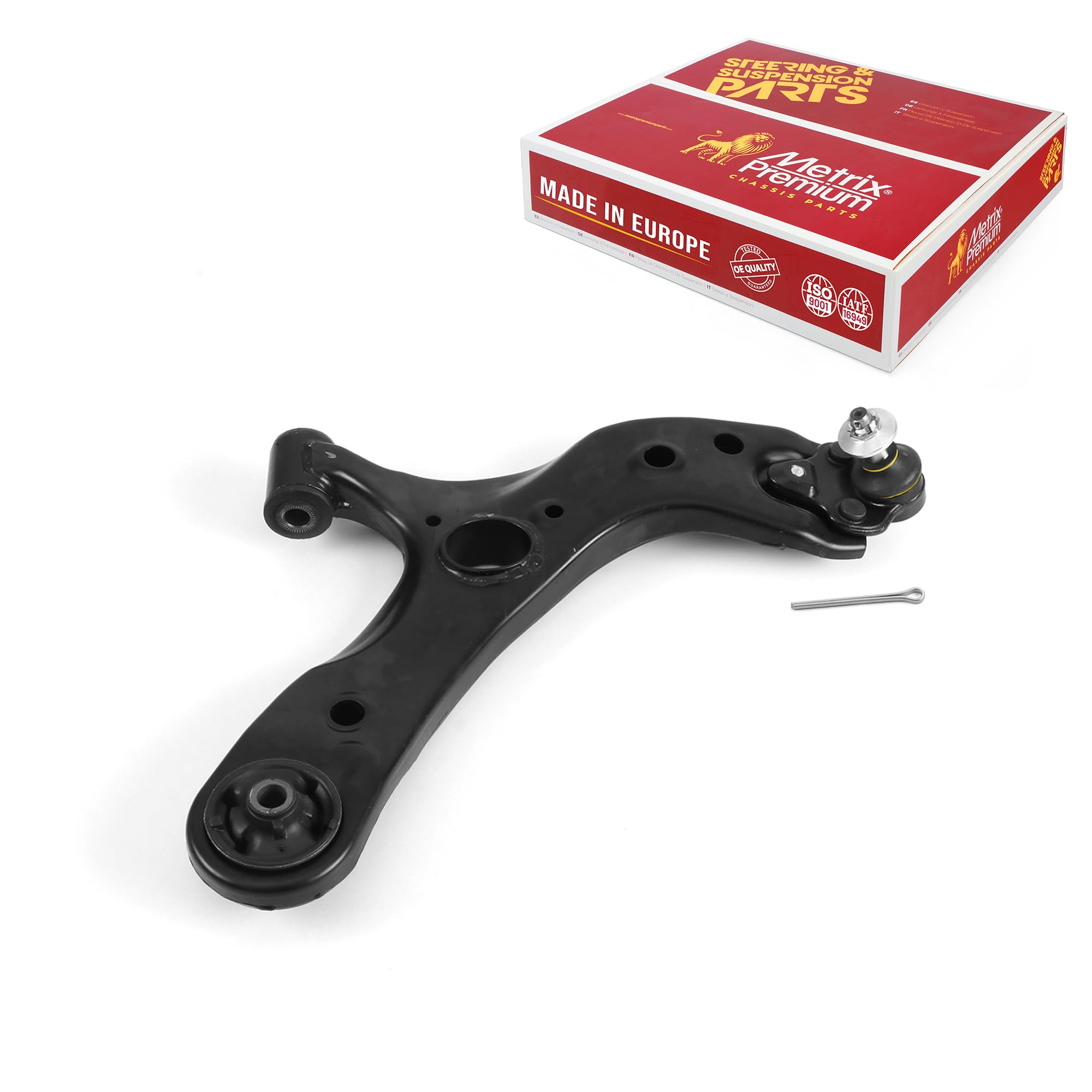 Metrix Premium Chassis Parts - Front Right Lower Control Arm W Ball Joint & Bushing Assembly Fits 10-15 Toyota Prius, 12-15 Priu