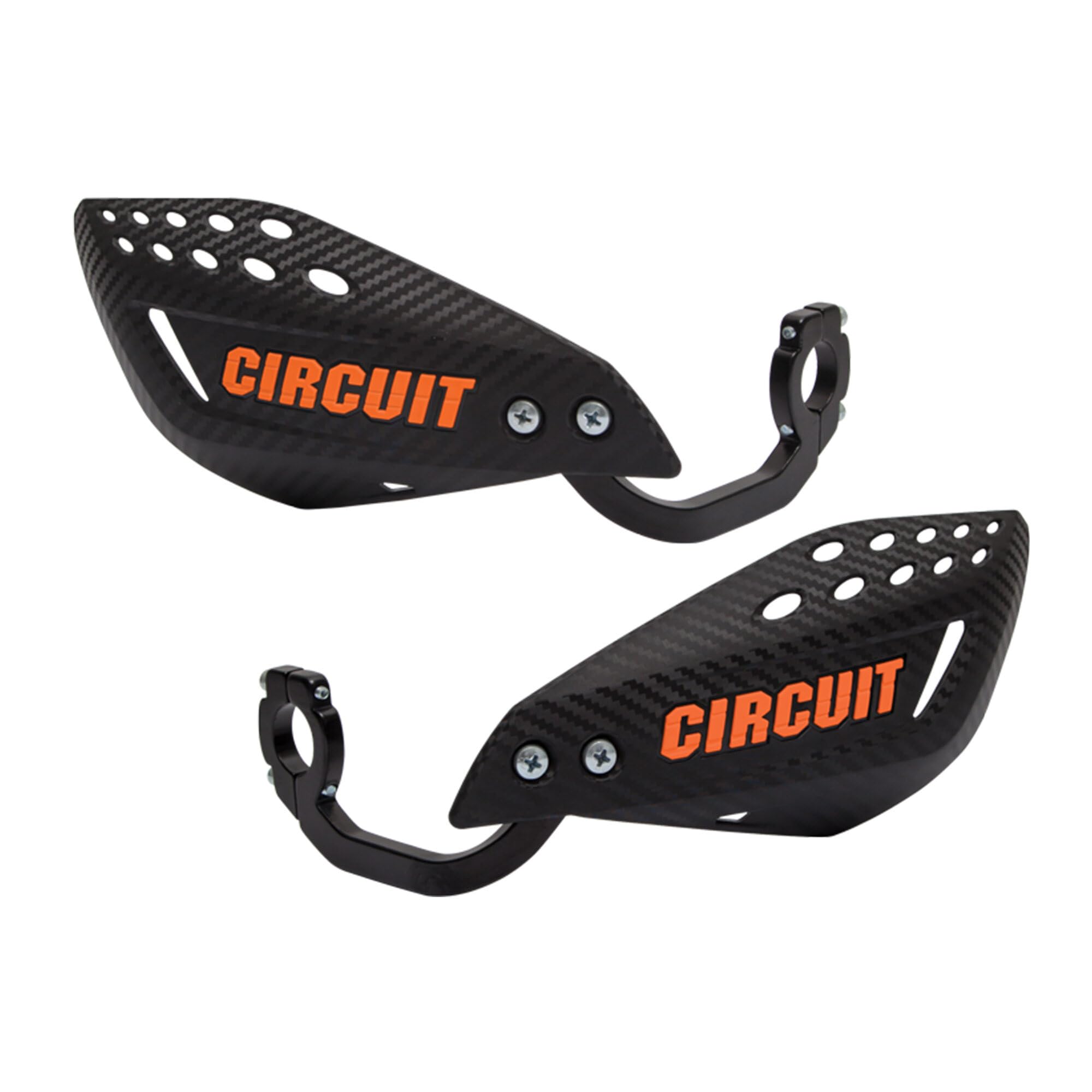Circuit Equipment - Vector Bicolor Handguard - Nylon Temples And Textured Carbon Shell - Lightweight Protection With Universal F