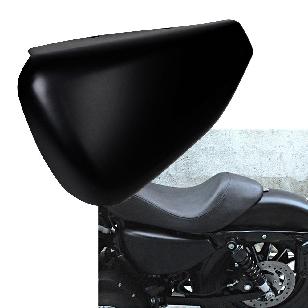 Metal Left Battery Cover Compatible For Harley Sportster Iron 883 1200 2014-2020 2021 2022 Matte Black