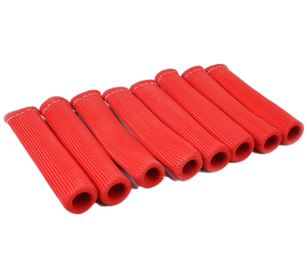 Tymxghf Spark Plug Protector, 8Pcs Fiberglass Heat Shield, High Temperature Engine Protection For Car