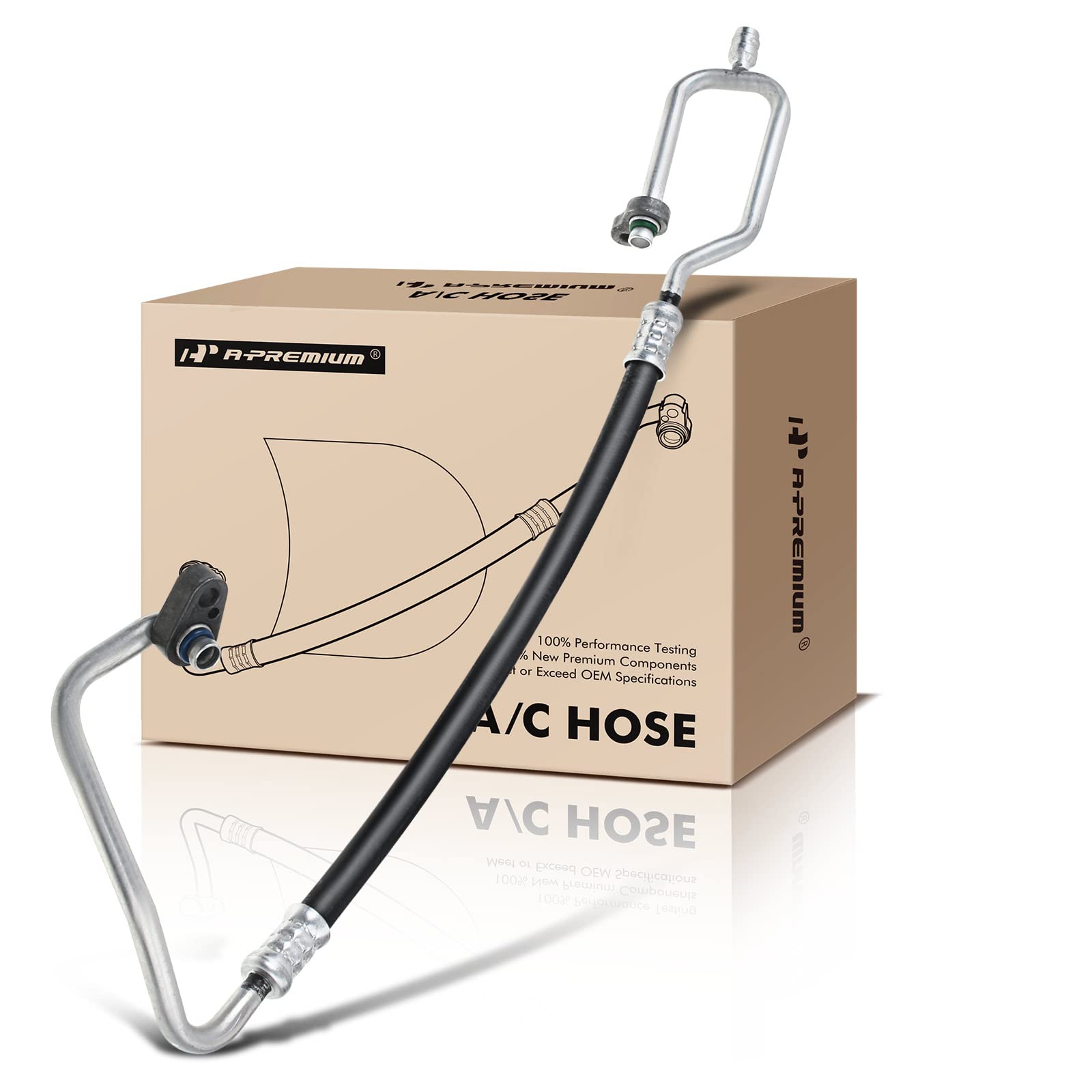 A-Premium A/C Discharge Line Hose Assembly Compatible With Hyundai Elantra 2011-2013 L4 1.8L, Compressor To Condenser