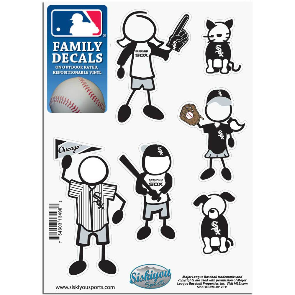 MLB Chicago White Sox Small Family Decal Set