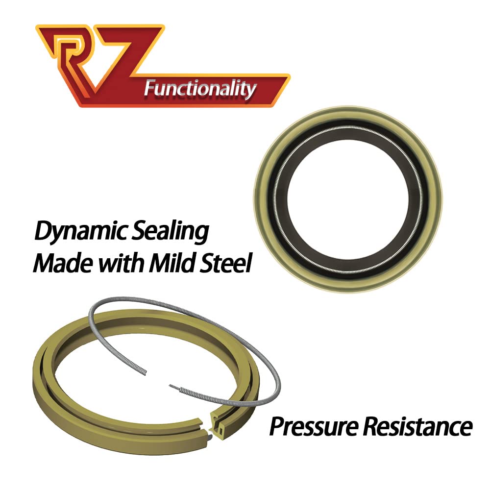 Rv Murts 4 Double Lip Grease Seals Id 1.719'' X Od 2.565'' For 3500Lb #84 Trailer Axle Replacement, 171255Tb, 010-019-00 Dexter,