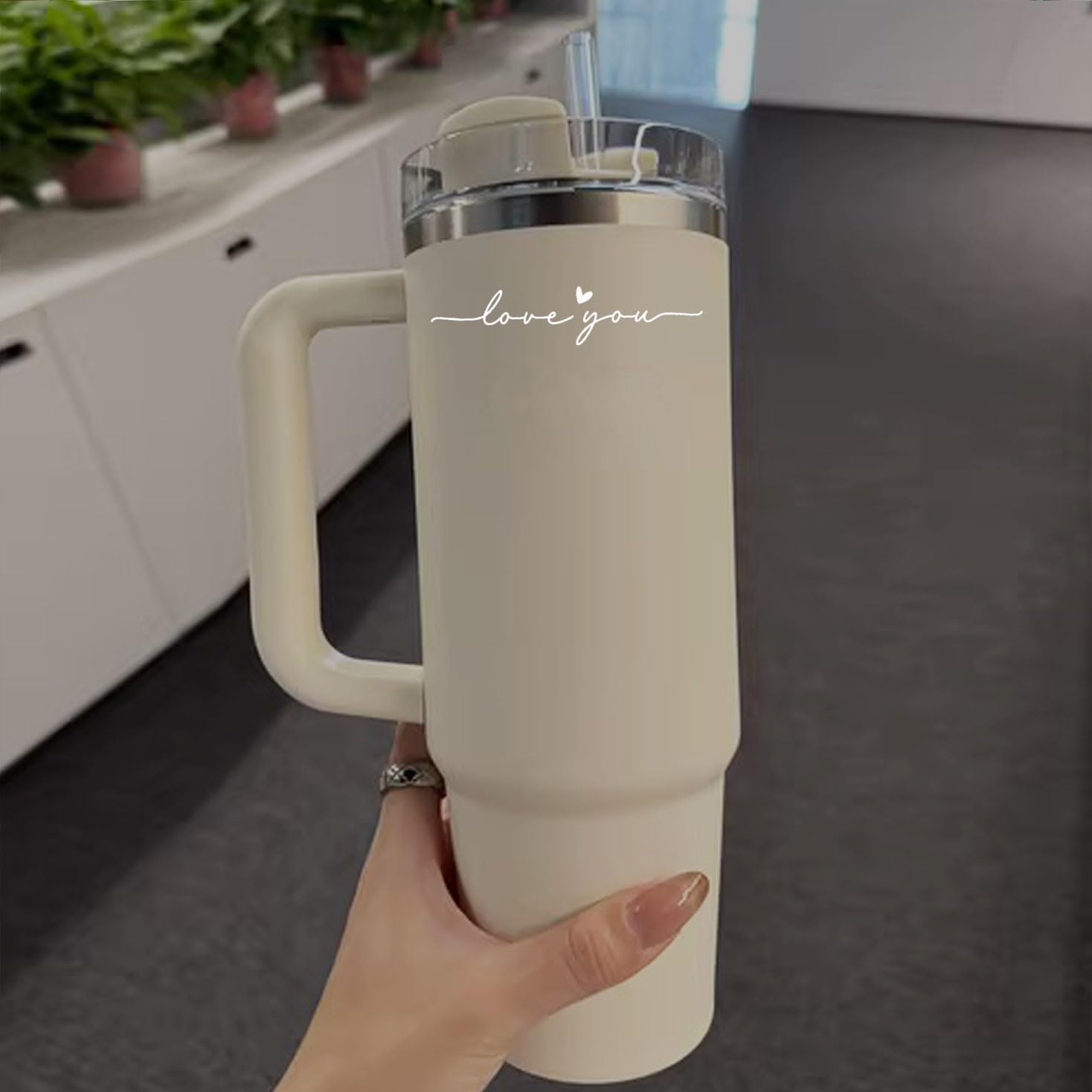 2 X Love You Rearview Mirror Decal Water Bottle Stickers Affirmation Reminder Sticker Laptop Bumper Sticker Tumbler Vinyl Sticke