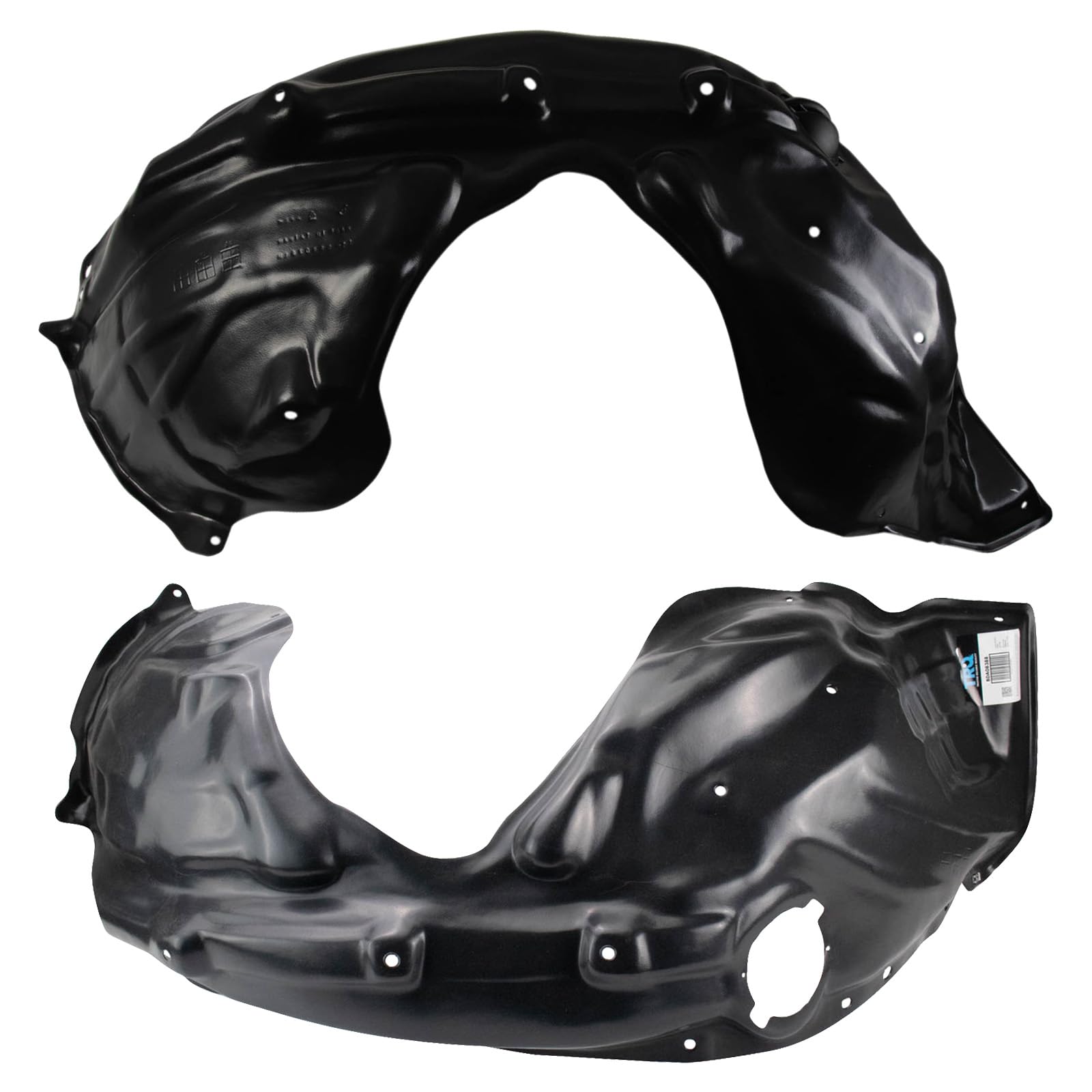 Trq Inner Fender Liner Set Compatible With 2011-2020 Dodge Durango Ch1248156 Ch1249156 Ch1249166