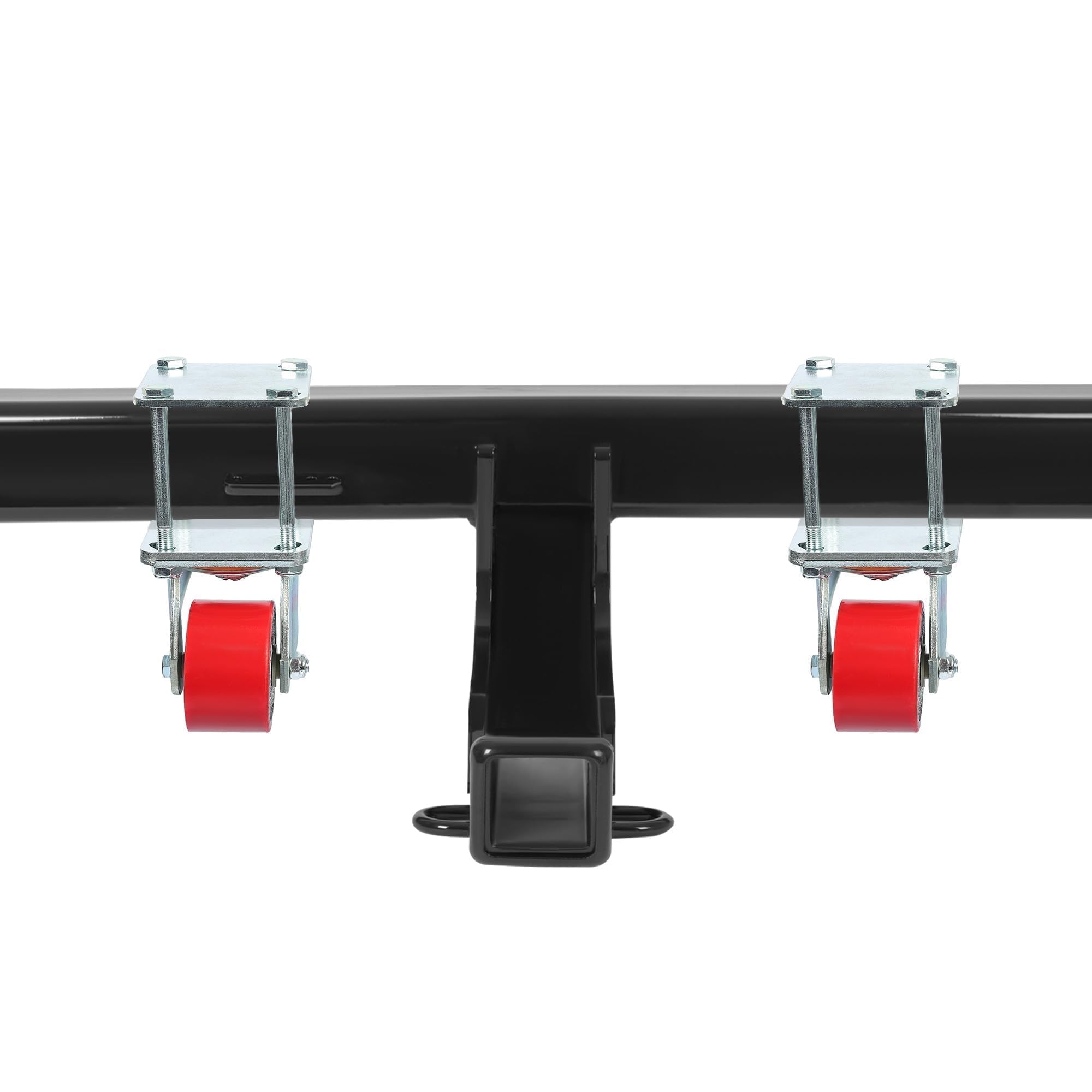 KUAFU Hitch Mount Skid Wheel Universal for RV Travel Trailer Fifth Wheel - 2-1/2 or 3 Receivers