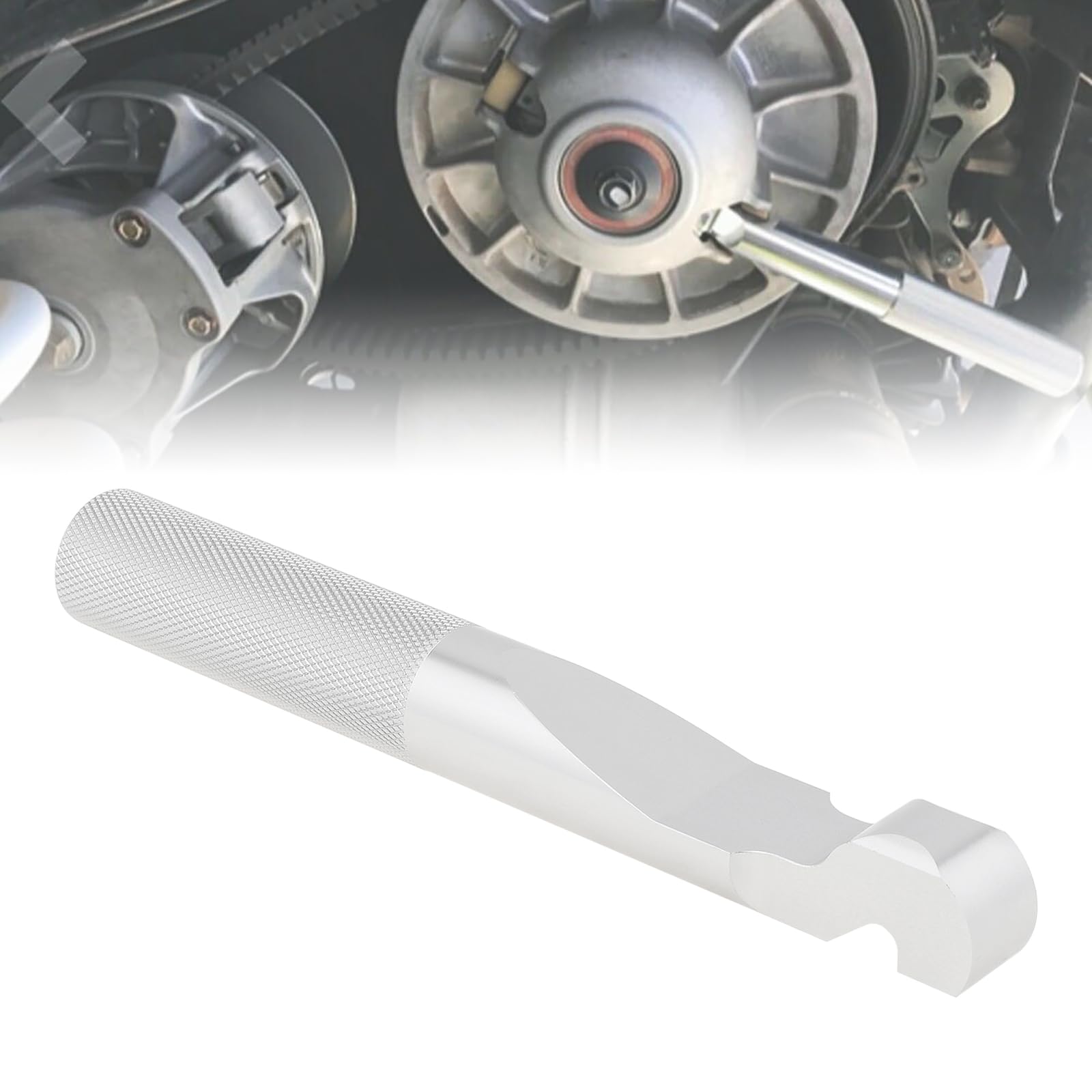 Windance Aluminum Alloy Belt Changing Tools Fit For Polaris Rzr / 800S 900S 1000S / Xp 800 Xc 900 Motorcycle, Silver Belt Replac