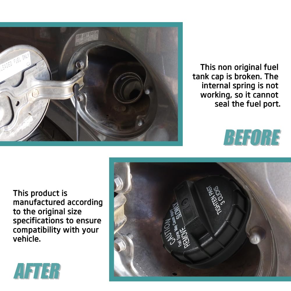 QZTYTY Gas Cap, Car Fuel Tank Cap, Original Fuel Cap Replacement Part, 10838 Fuel Tank Cover Fit for Nissan Frontier 2001-2011 S