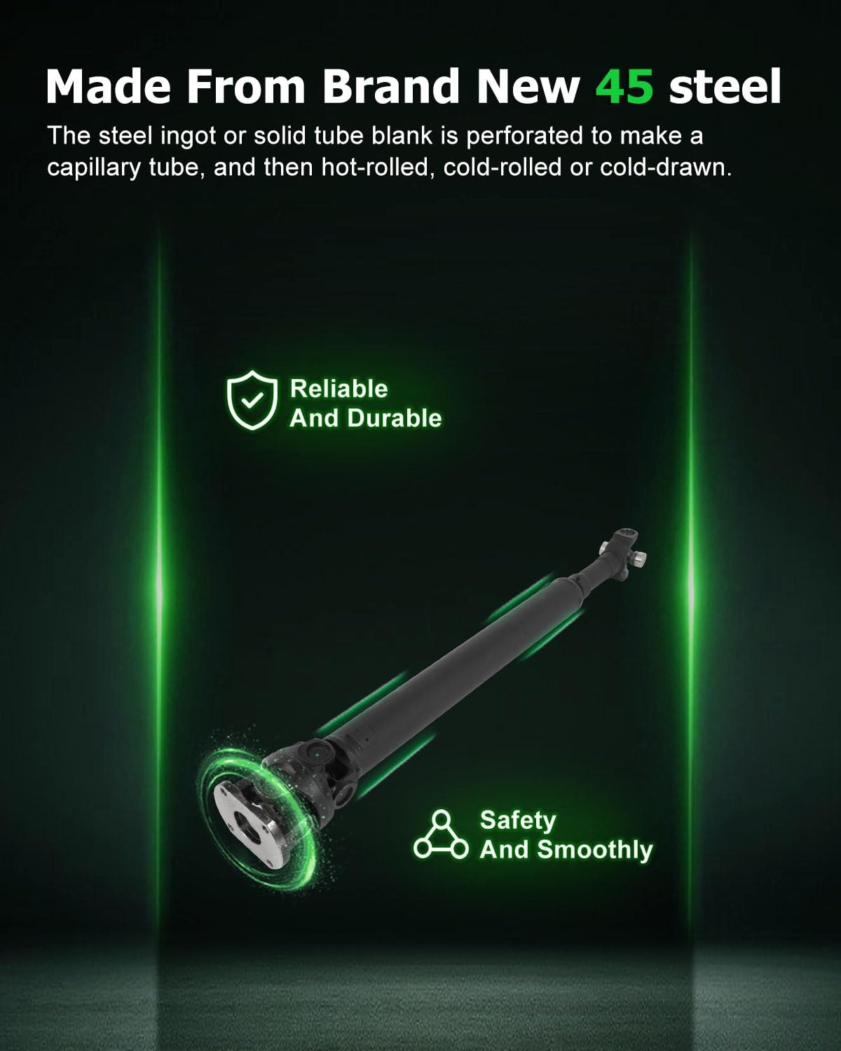 Scitoo?40.25''?Steel Front Driveshaft Assembly Drive Shaft Prop Shaft For Ford For F-250 Super Duty For F-350 Super Duty For F-4