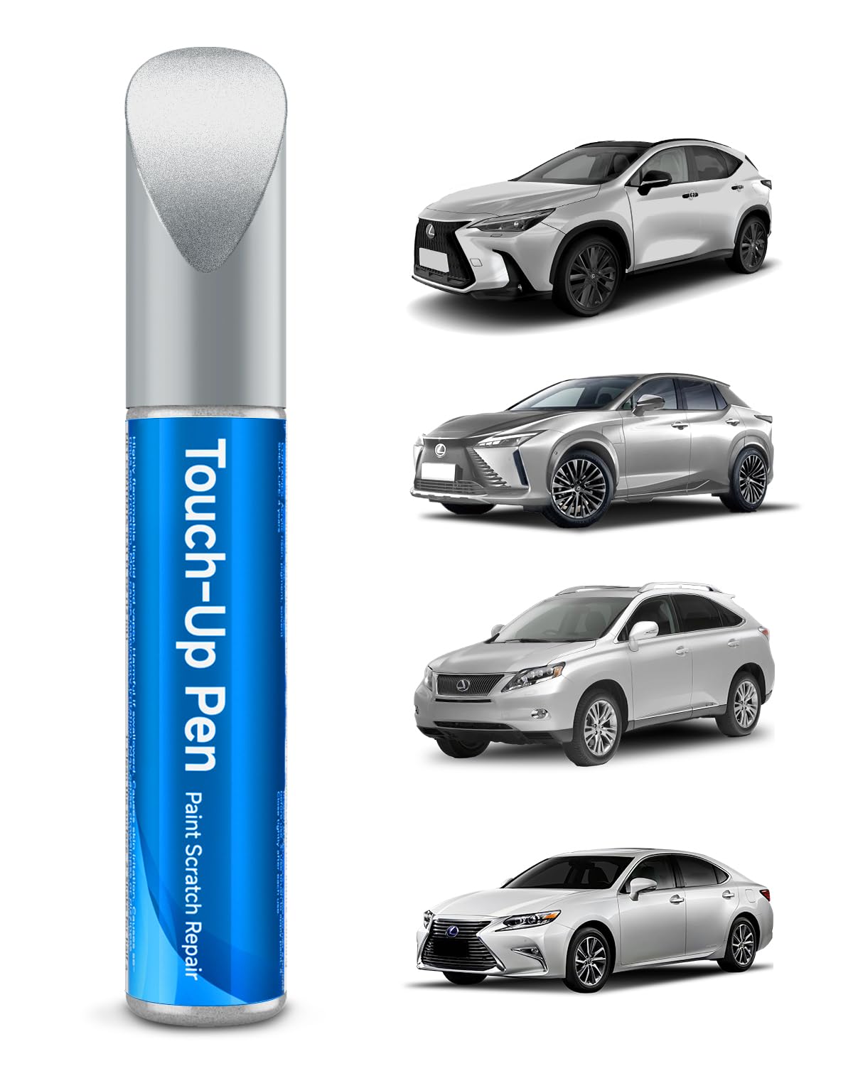 Teslaunch 1J4 Silver Lining Metallic Touch Up Paint Compatible with Lexus Exact Match Touch Up Paint Car Scratch Repair