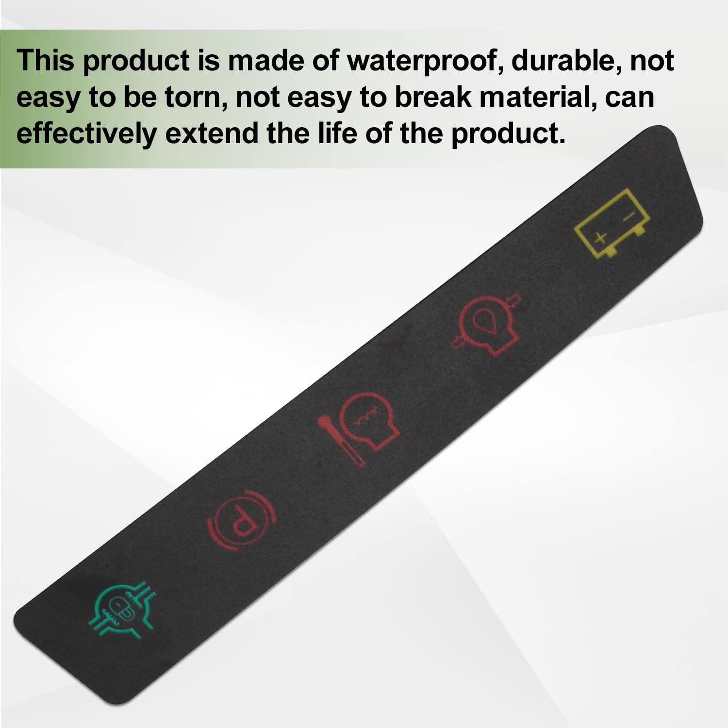 M117670 Dash Panel Decal/Instrument Panel Indicator Label Compatible with John De-ere Utility Vehicle 4X2, 6X4 Gators Below Seri