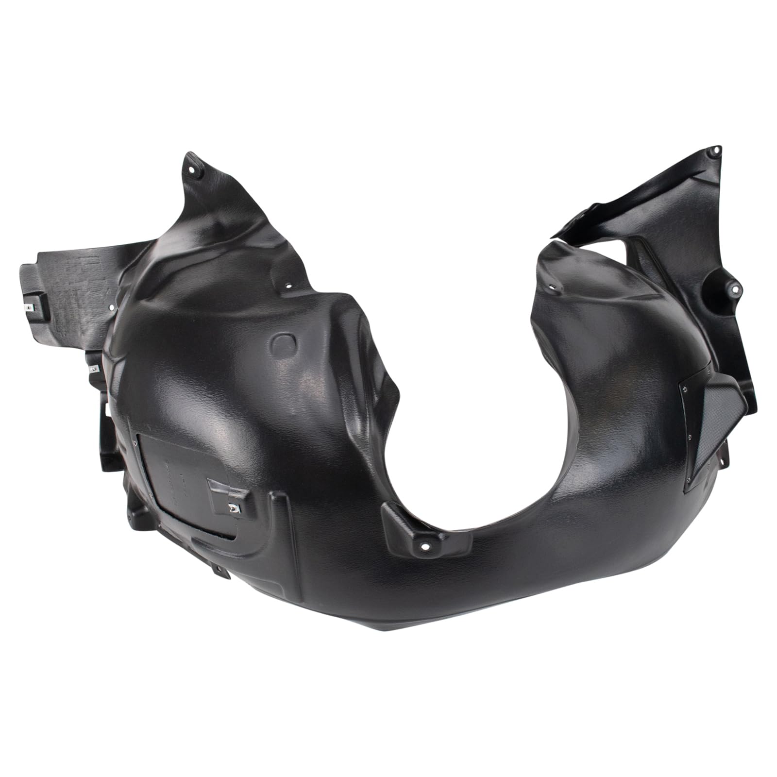 Trq Front Inner Fender Liner Set Compatible With 2014-2019 Mercedes-Benz Cla250 Mb1248175 Mb1249175