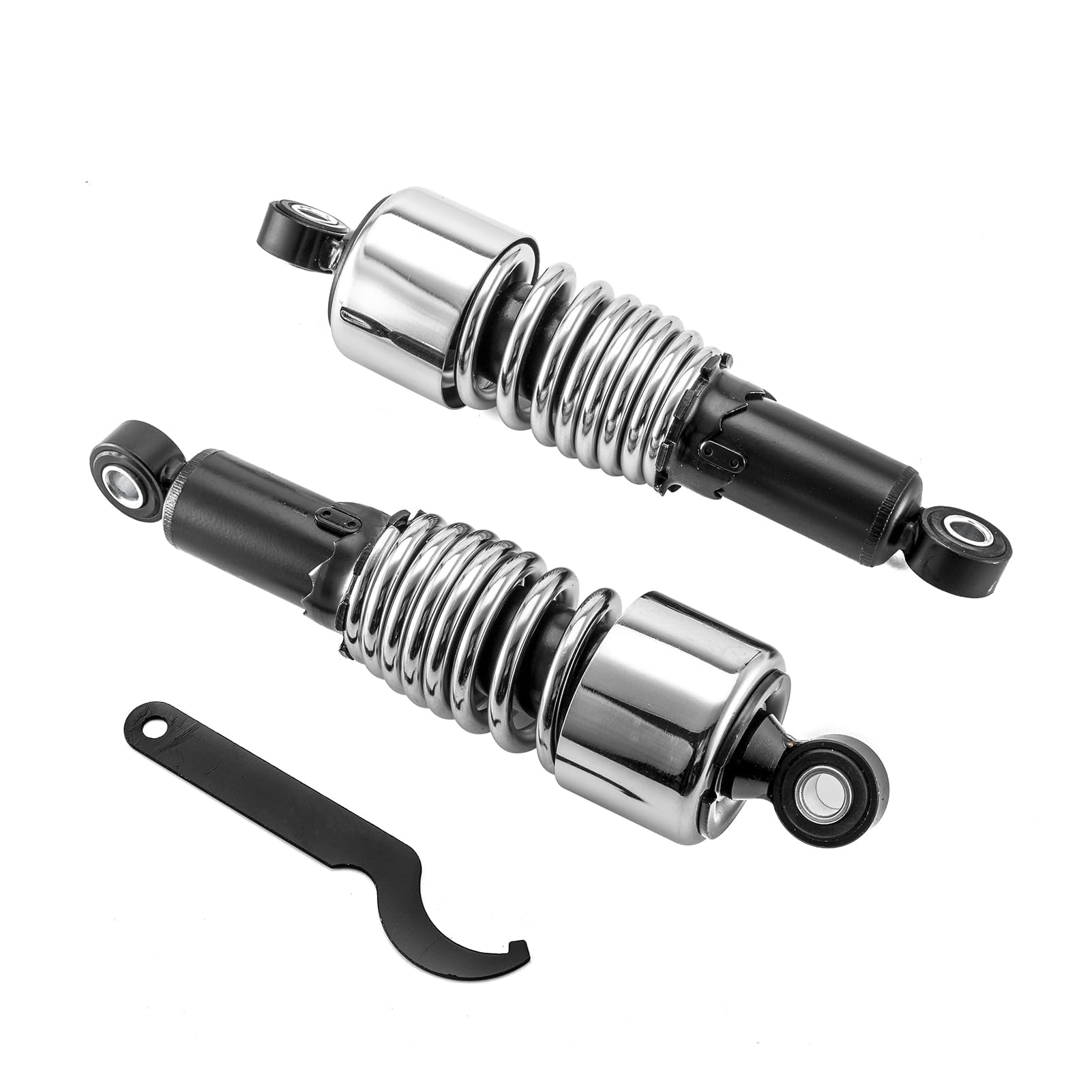 Weisen Rear Shocks Lowering Kit 10.5 Inch Preload Adjustable Compatible With 1980-2024 Harley Davidson Touring Tour Glide Electr
