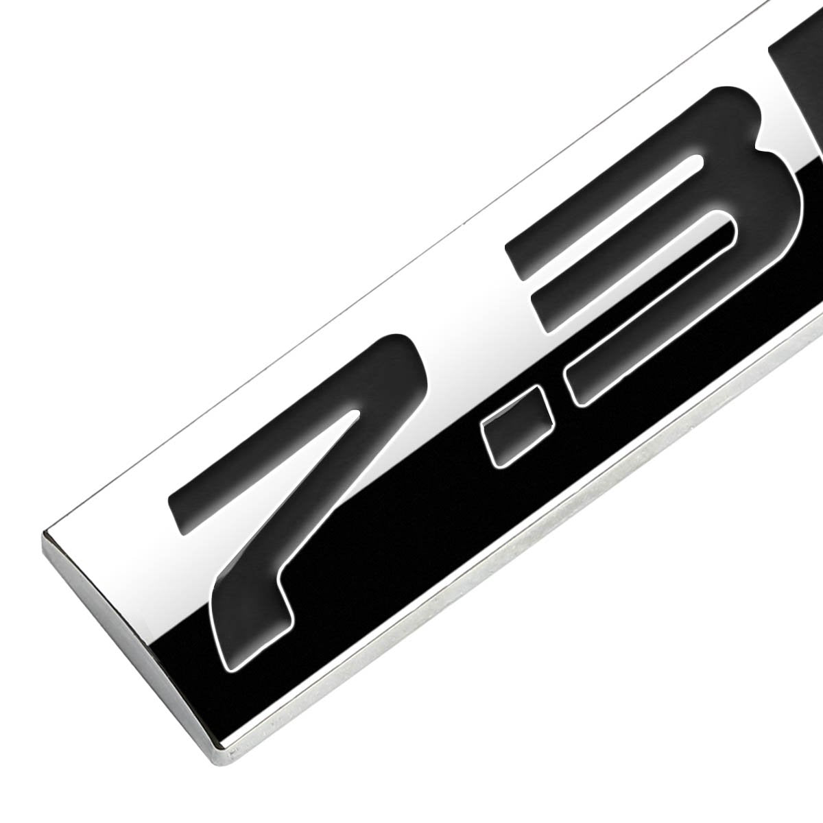 Auto Dynasty Chrome Finish Metal Emblem 7.3L Badge, (Black Letter)