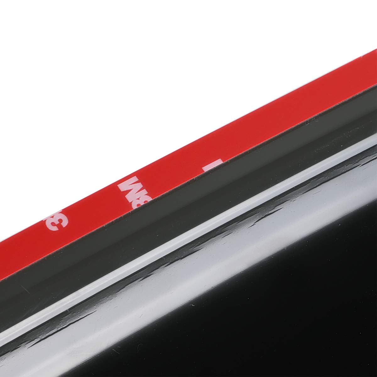 Zzdsnj Tape-On Rain Guard 4-Piece For 2012-2016 Honda Civic Sedan 4Dr Windows Visor Shield Shade Smoke 94462