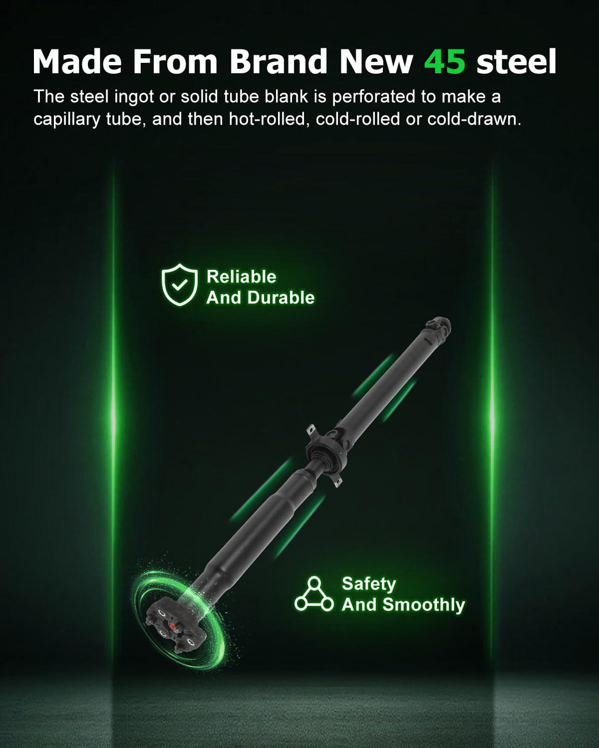 Scitoo?50.75''?Steel Rear Driveshaft Assembly Drive Shaft Prop Shaft Compatible For Bmw X3 2011-2017,For Bmw X4 2015,Oe# 2610758