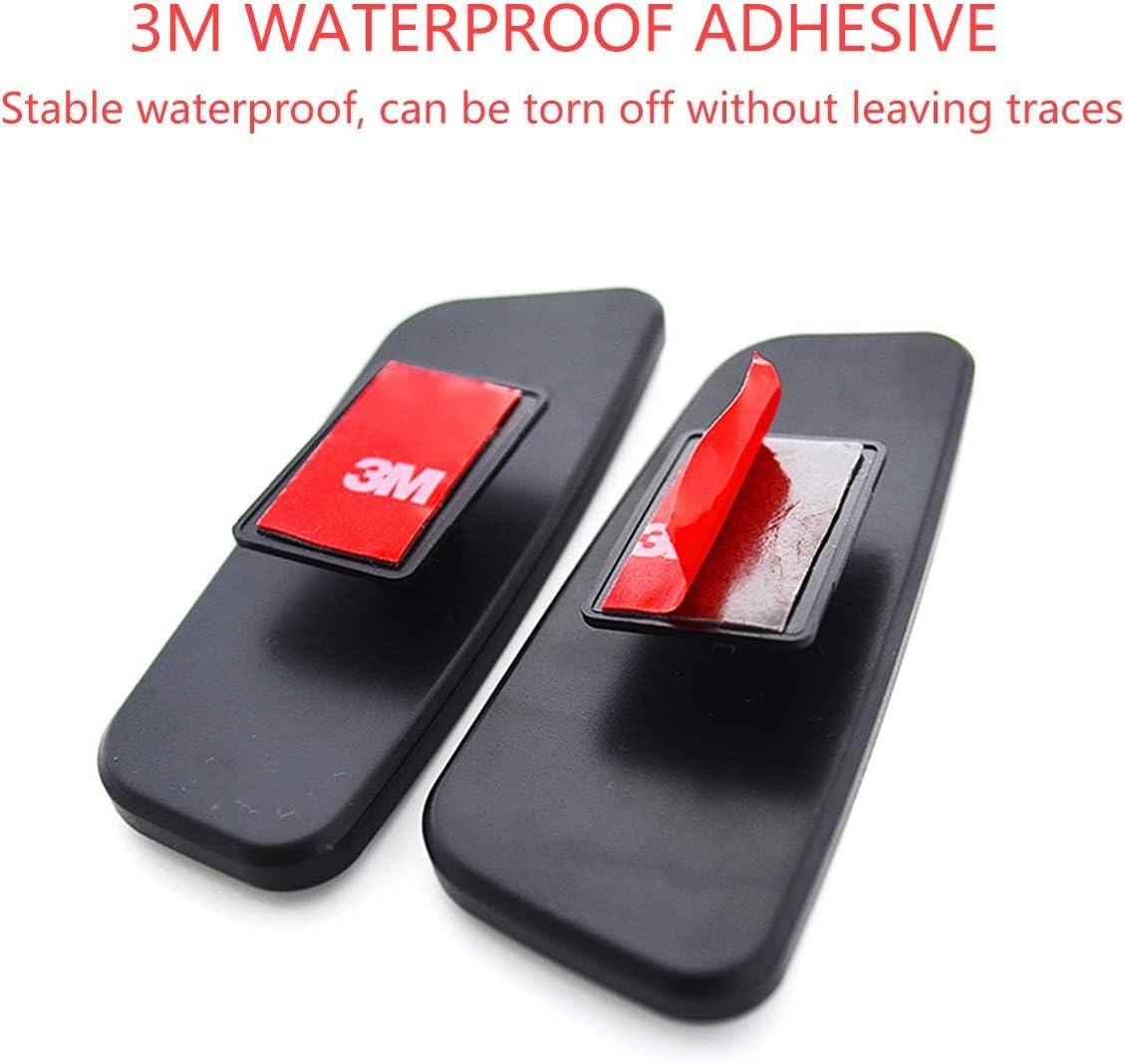 Wildauto Blind Spot Mirror, Rectangle Adjustable Car Auxiliary Universal Wide Angle Mirror For Universal Cars (Adhesive, 2Pcs)