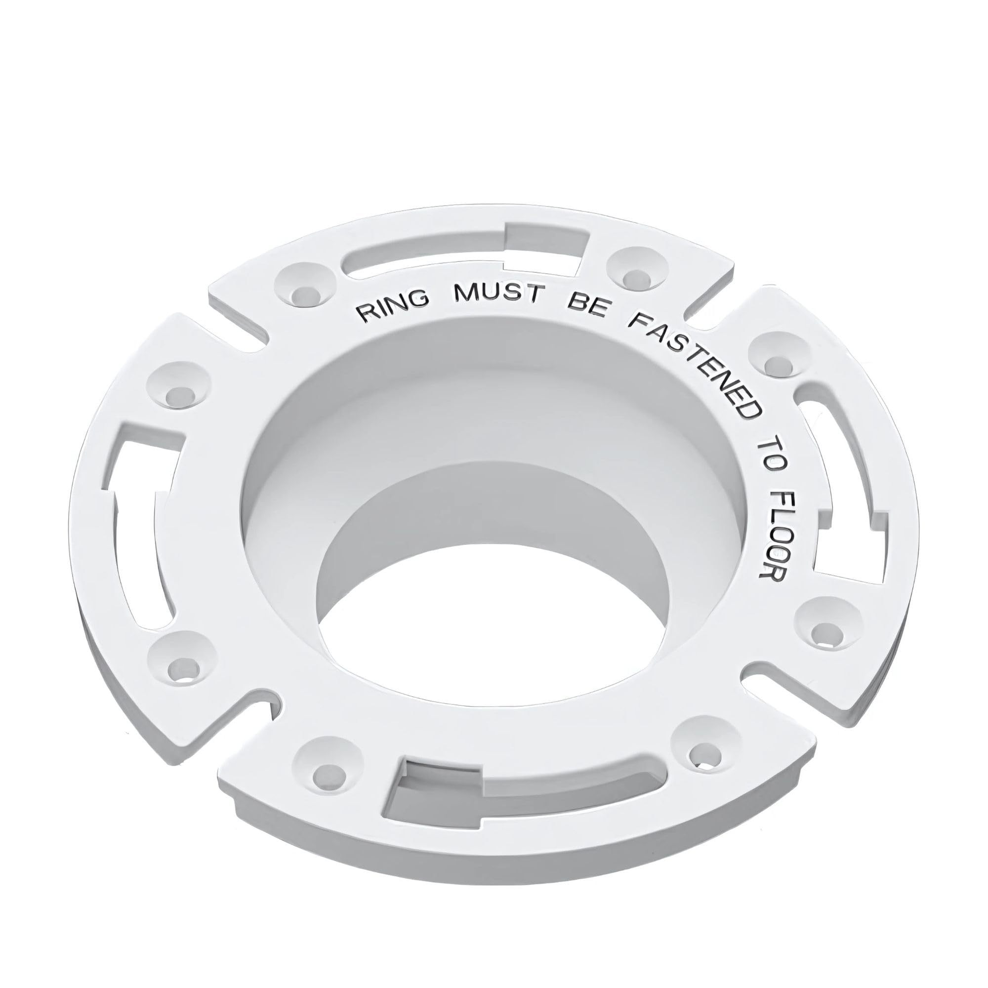 SEAFLO Universal Replacement RV Toilet 3 Floor Flange White