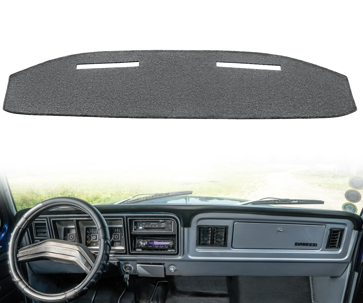 Fcovergurus Dash Cover Mat Custom Fit for Ford 1973-1979 F100 F150 F250 F350 Bronco Pickup Truck, Dashboard Cover Pad Carpet Pro