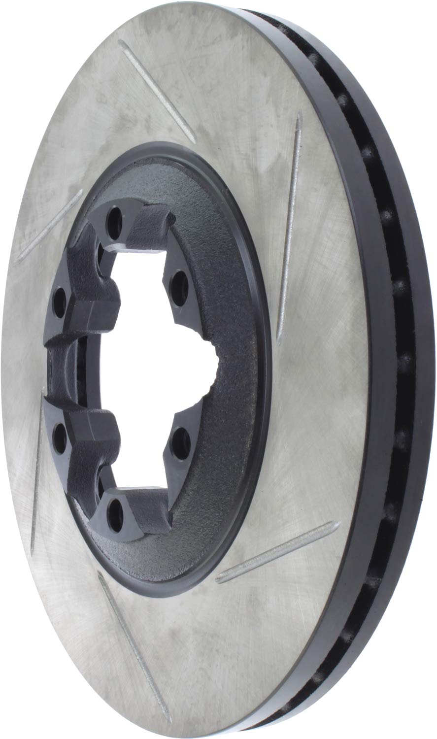 Stoptech 126.66056Sl Sport Slotted Brake Rotor; Front Left