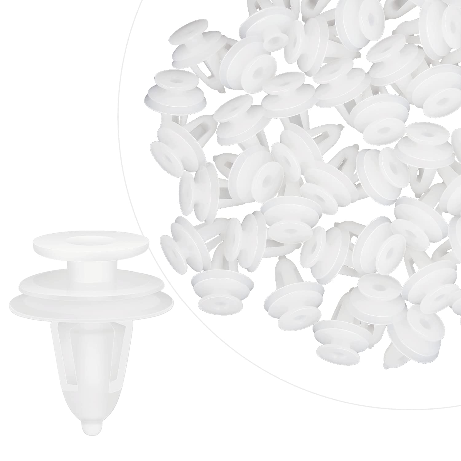 GOOACC 40PCS Door Trim Panel Retainer for 6504014 Chrysler Cirrus Concorde Intrepid LHS PT Cruiser, Dodge Grand Caravan Neon Stratus, Jeep Grand Cherokee Wrangler, Plymouth Breeze Grand Voyager